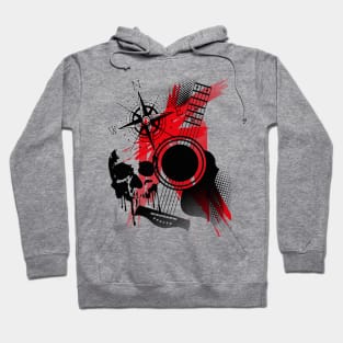 Guitar Polka trash style Hoodie